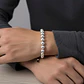 Pulsera de Plata Ley 925 Italiana (Balines 8mm) - Miniatura 2