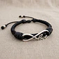 Pulsera Infinito Love con Cuero Trenzado  - Miniatura 3