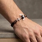 Pulsera Ancla con Cuero Natural - Miniatura 5