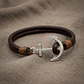 Pulsera Ancla con Cuero Natural - Miniatura 6
