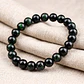 Pulsera de Piedra Lluvia Esmeralda 8mm - Miniatura 4