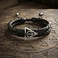 Pulsera Reliquias de la Muerte Cuero Trenzado - Miniatura 4
