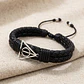 Pulsera Reliquias de la Muerte Cuero Trenzado - Miniatura 2