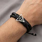 Pulsera Reliquias de la Muerte Cuero Trenzado - Miniatura 3