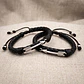 Pulseras para Parejas con Flechas y Cuero Trenzado - Miniatura 3