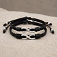 Pulseras para Parejas Infinito Cuero Genuino Plano - Miniatura 3