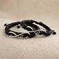 Pulseras para Parejas Infinito Love Cuero Trenzado - Miniatura 3