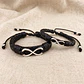 Pulseras para Parejas Infinitos Cuero Trenzado - Miniatura 4