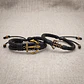 Pulseras para Parejas Anclas Cuero Trenzado - Miniatura 4