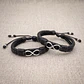 Pulseras para Parejas Infinitos Cuero Trenzado - Miniatura 3