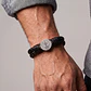 Pulsera San Benito de Abad Cuero Trenzado Acero - Miniatura 8
