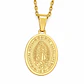 Collar Cadena Medalla Virgen de Guadalupe Acero - Miniatura 1