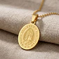 Collar Cadena Medalla Virgen de Guadalupe Acero - Miniatura 2