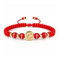 Pulsera San Miguel Arcángel Oro Laminado 18k Diamantado Neopreno - Miniatura 1