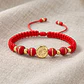 Pulsera San Miguel Arcángel Oro Laminado 18k Diamantado Neopreno - Miniatura 3