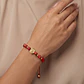Pulsera San Miguel Arcángel Oro Laminado 18k Diamantado Neopreno - Miniatura 2
