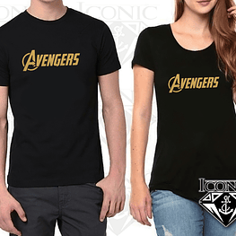Par de Camisetas Avengers para Pareja