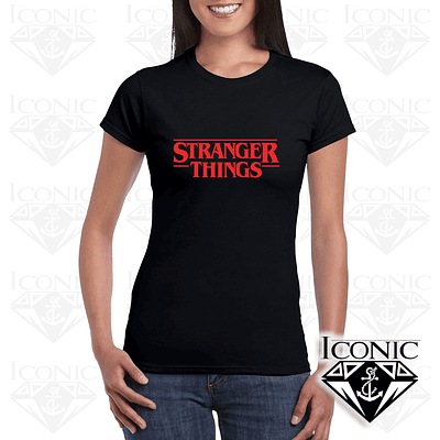 Camiseta Stranger Things para Dama