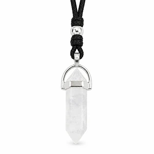 Collar Ajustable Péndulo Cuarzo Cristal