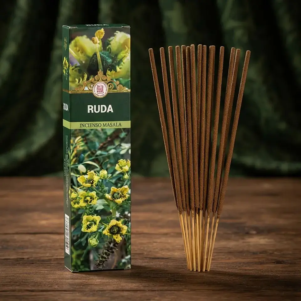 Incienso Sahumerio Ruda Goloka Masala - Purificación y Protección 3
