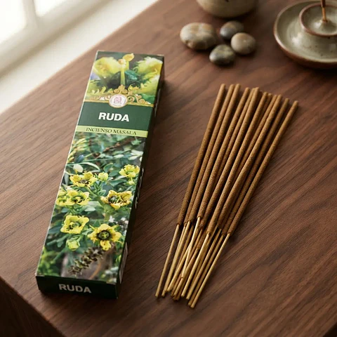 Incienso Sahumerio Ruda Goloka Masala - Purificación y Protección