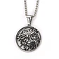 Collar Cadena Cristo Coronado Acero Inoxidable - Miniatura 1