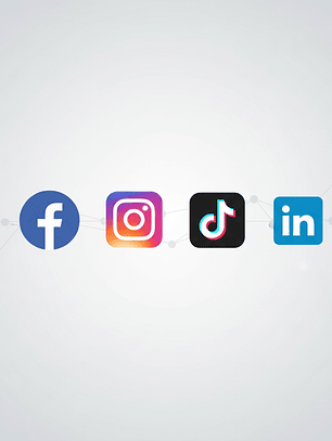 Creación y configuración de redes sociales (Facebook, Instagram, TikTok, LinkedIn)