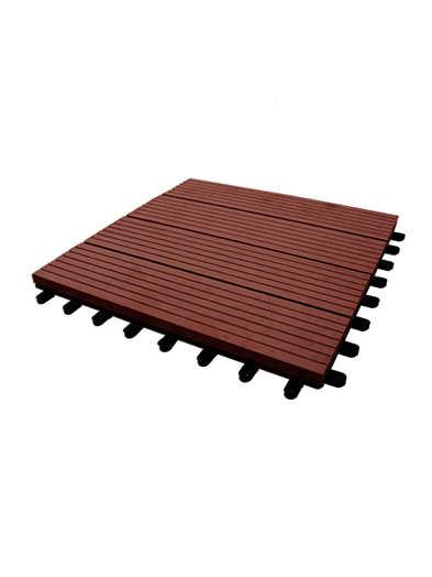 Palmeta WPC 30x30cm Chocolate (1/caja)