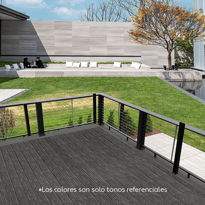 Deck WPC Gris 135x25x2200mm 2
