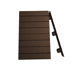 Terminación Encastrable Chocolate Deck 135mm x 25mm x 16mm - 