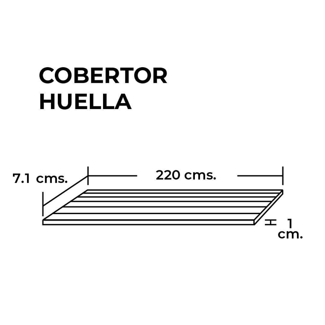 Cobertor Huella Chocolate Classic 71mm x 10mm x 2200mm  3
