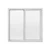 Ventana Termopanel Corredera 100cm x 100cm Blanco