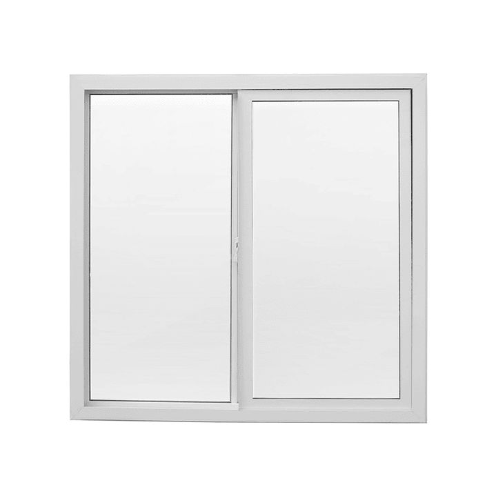 Ventana Vidrio Simple Corredera 100cm x 100cm Blanco  1