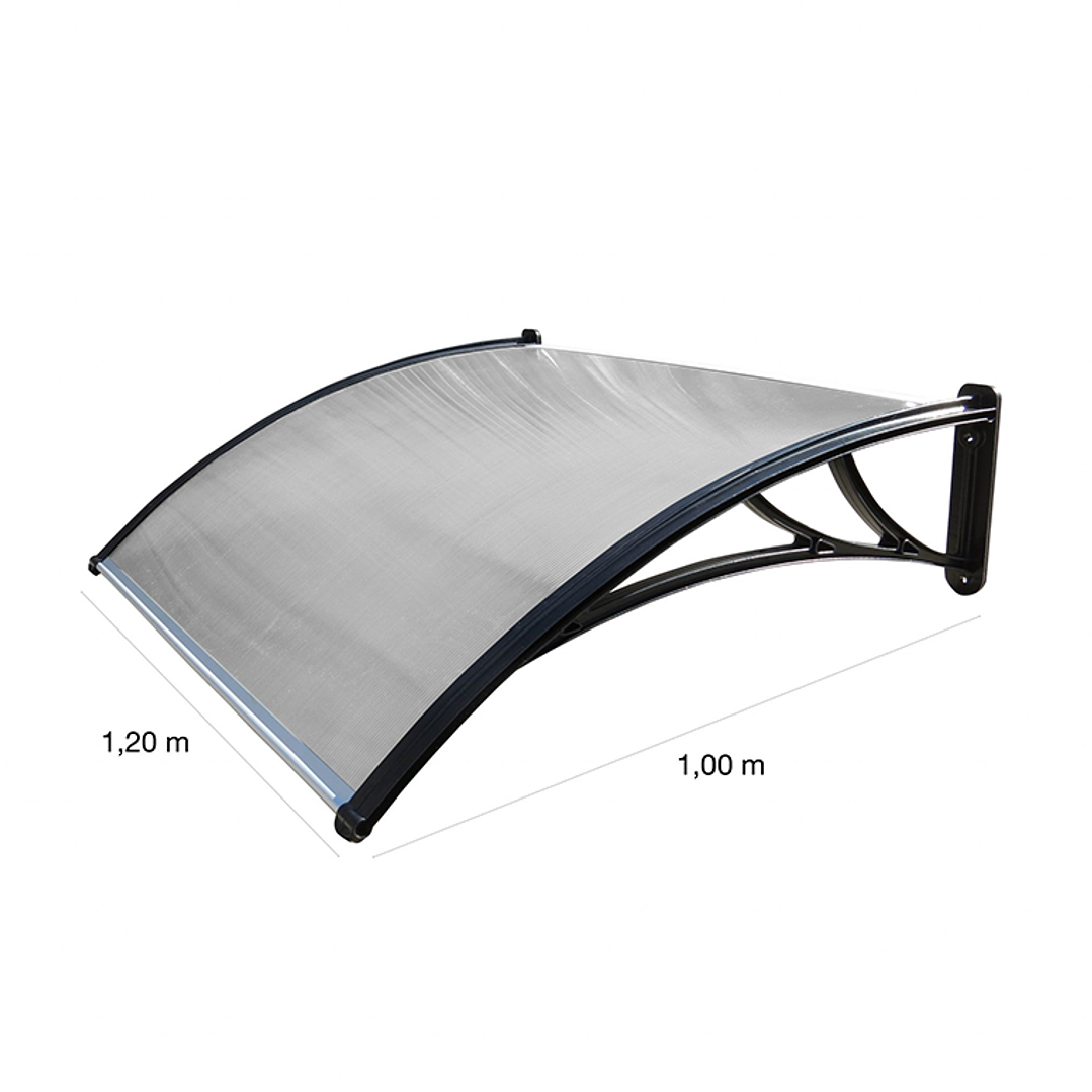 Alero Listo 1.00x1.20 mts Transparente	 1