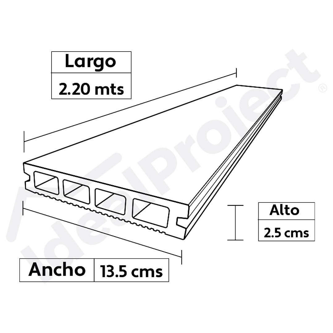 Deck WCP Cedro 135x25x2200mm 4