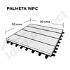 Palmeta WPC 30x30cm Gris (1/caja)