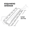 Esquinero Interior 3,0 mts. Blanco