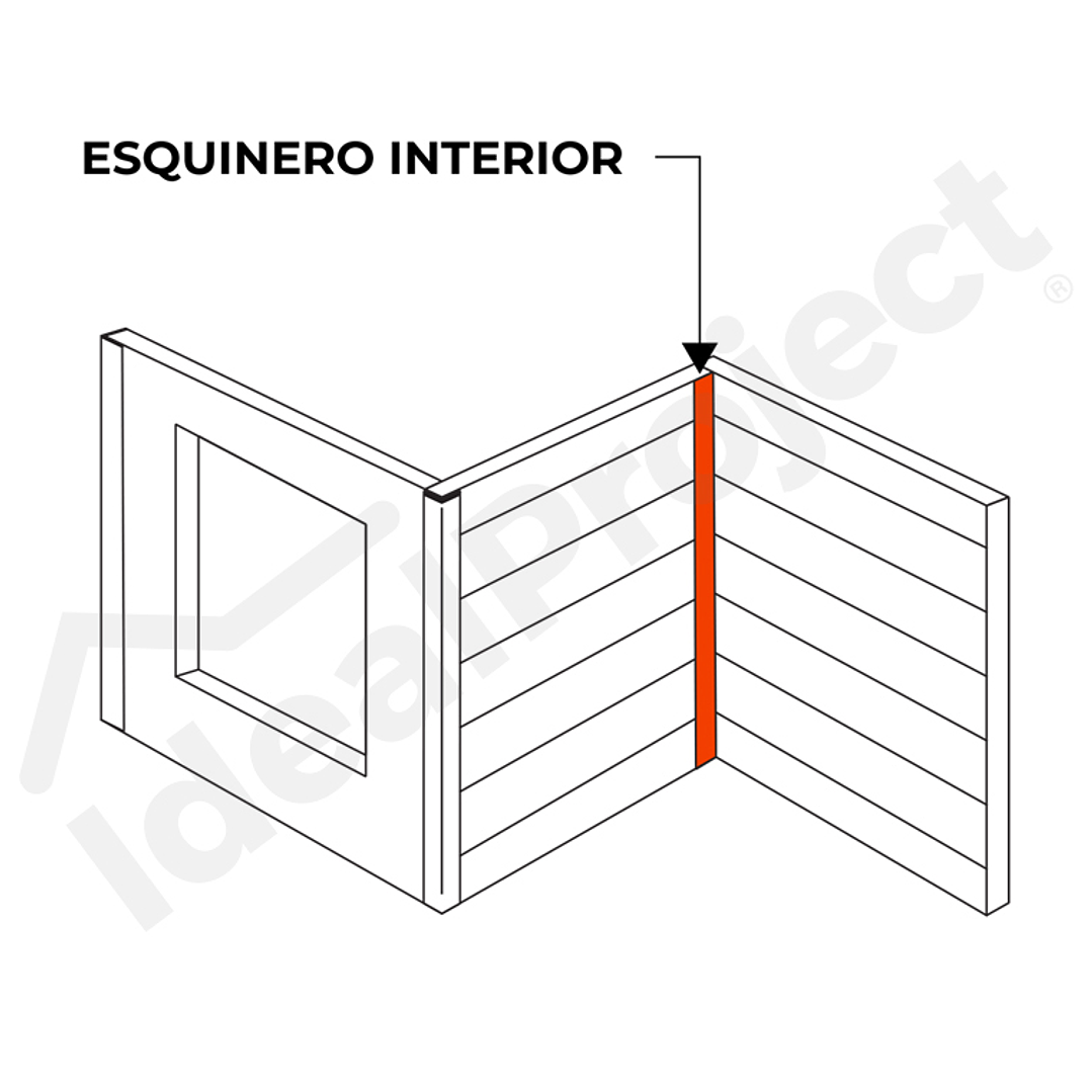 Esquinero Interior 3,0 mts. Blanco 3