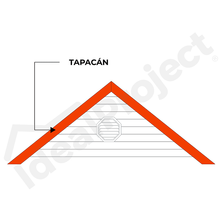 Tapacan 0.19 x 3.80mts. Color Blanco 3