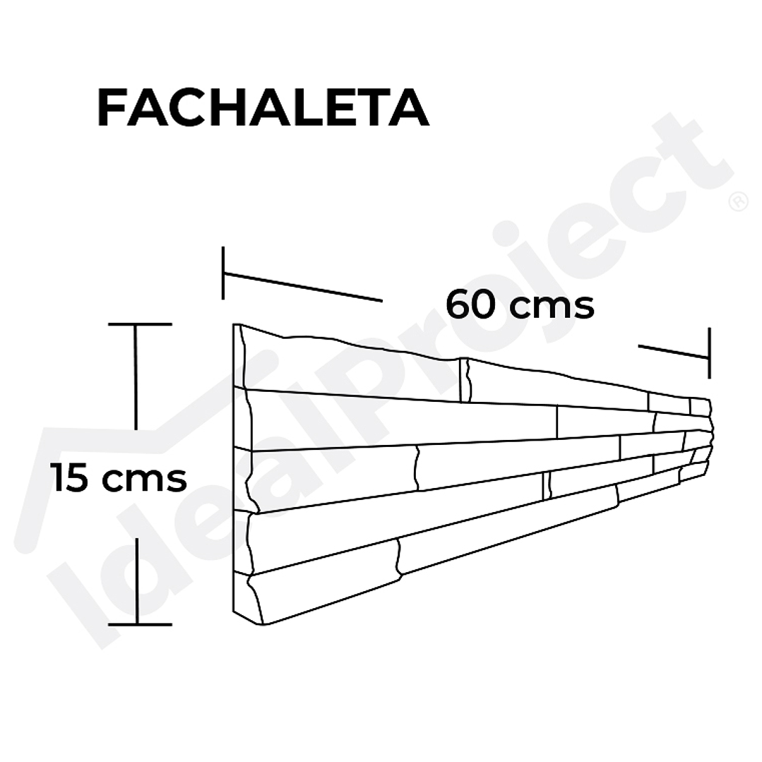 Fachaleta Piedra Castilla (15 x 60cm) 3