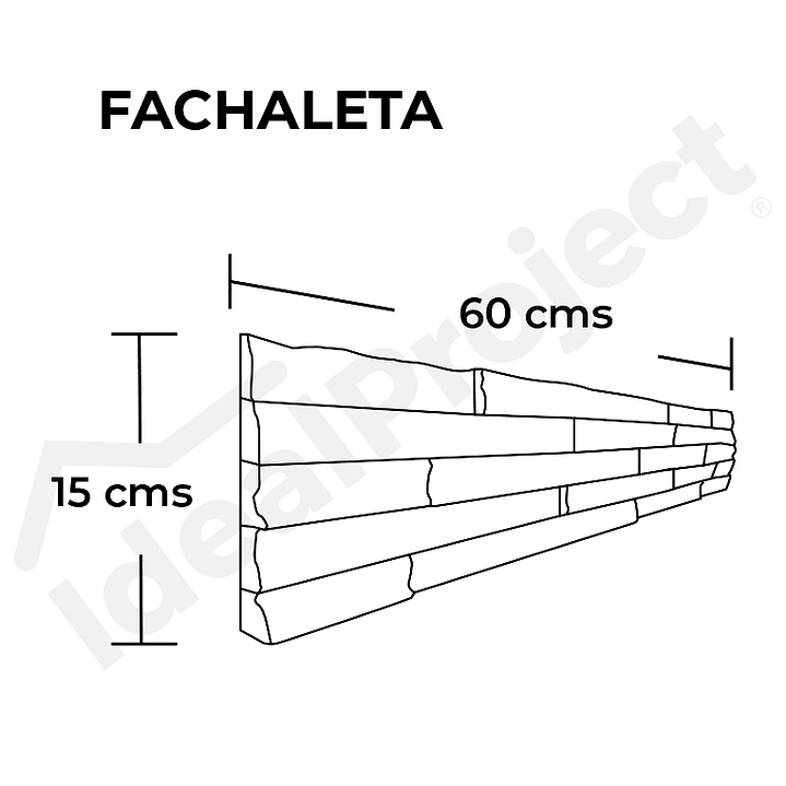 Fachaleta Piedra Oxidada (15 x 60cm) 4