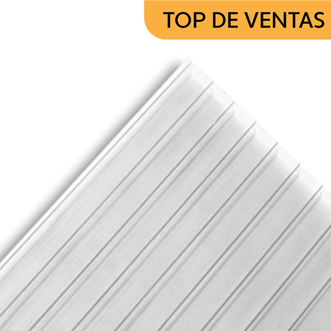 Policarbonato Alveolar 2.10x5,80x4mm Transparente 4