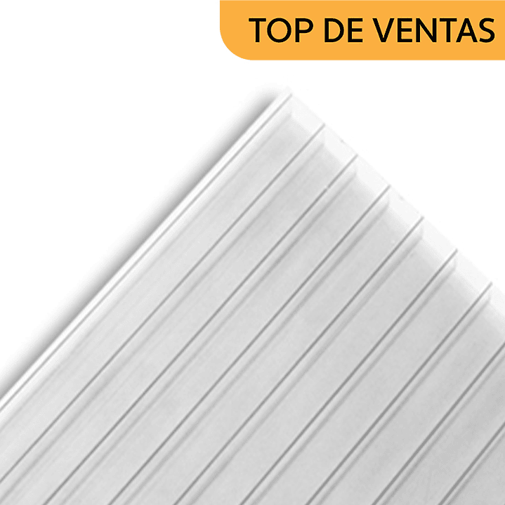 Policarbonato Alveolar 2.10x5,80x4mm Transparente 4