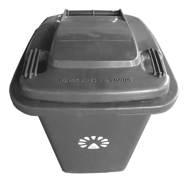 Basurero Frankfurt 50 litros C/Tapa Gris 2