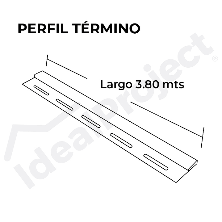 Perfil Termino Antracita 3,80 metros 2