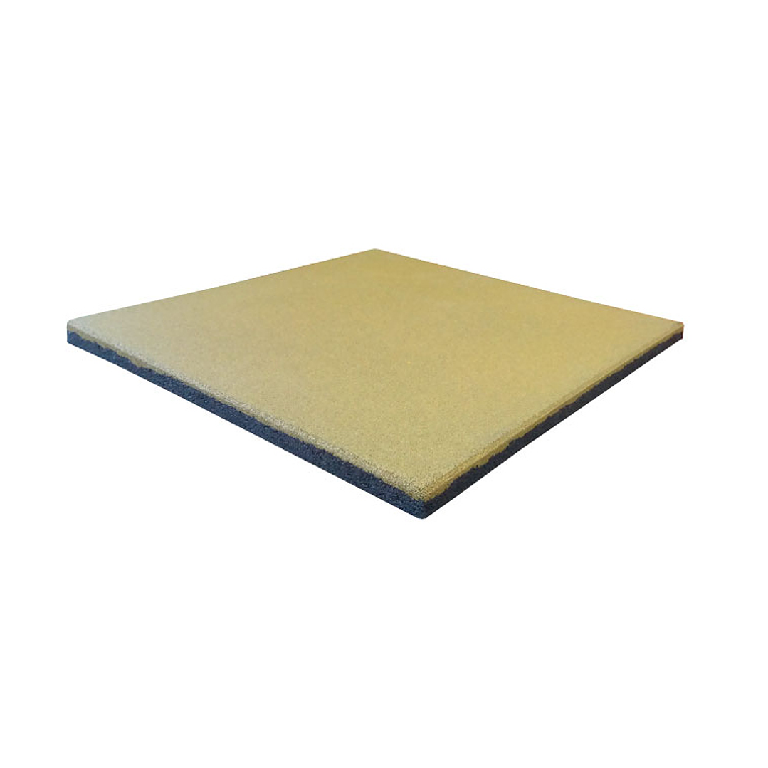 Pastelón de Caucho 25mm - Amarillo 1