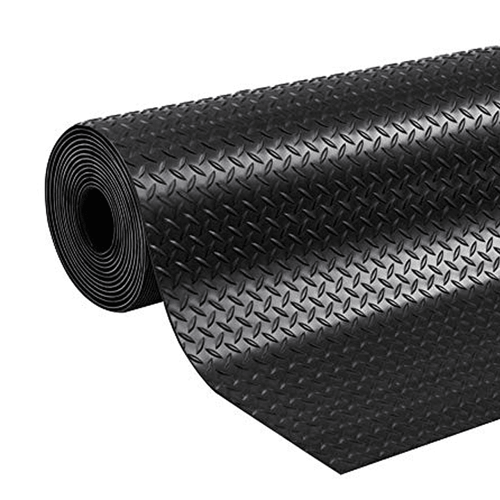 Piso de Caucho Diamantado 1.2x20 Metros 1