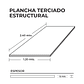 Terciado Estructural 12 mm 1,22x2,44 mts - Miniatura 2