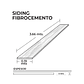 Revestimiento Siding Fibrocemento 0,19x3,66 x 6 mm Natural - Miniatura 2