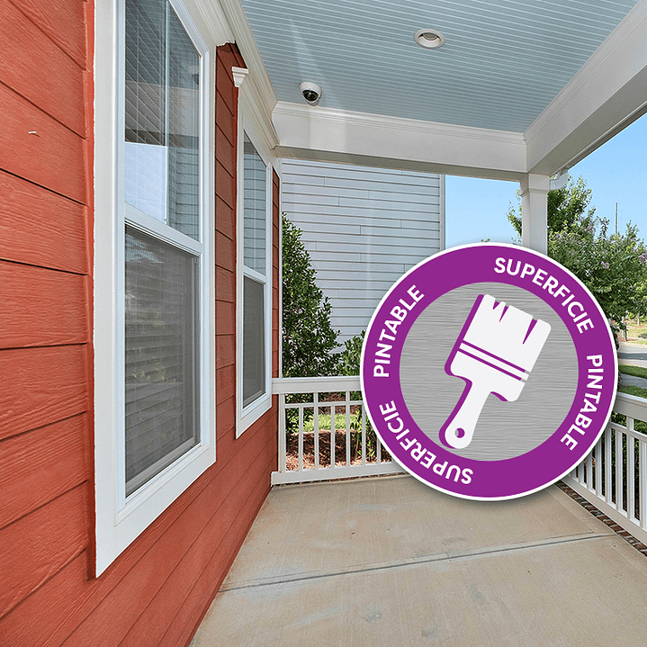 Revestimiento Siding Fibrocemento 0,19x3,66 x 6 mm Natural 3